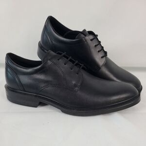 NEW ECCO Men's Hydromax Water Resistant Plain Dress Shoe- Black Size: 8-8.5 NWOB